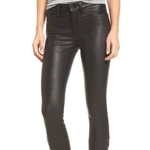 Husdon Nix high wasted lace up leg jean